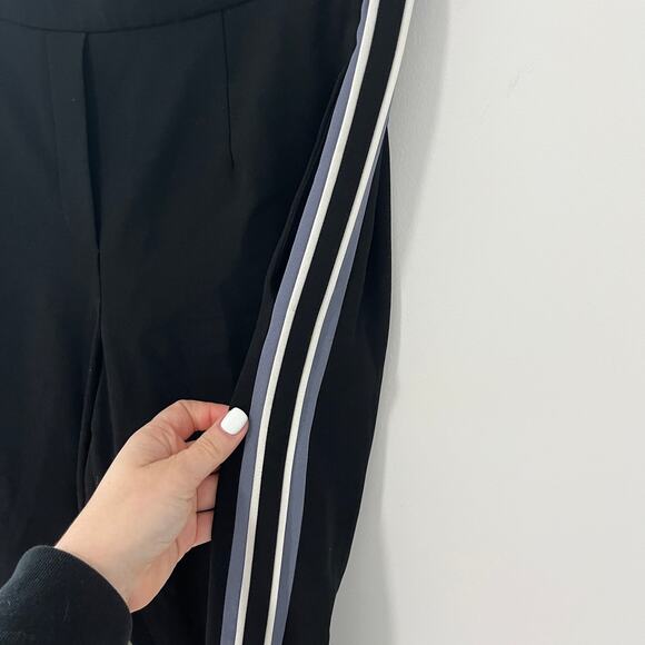 Aritzia Babaton Black & Blue Stripe Pants Size 6 - Picture 6 of 7